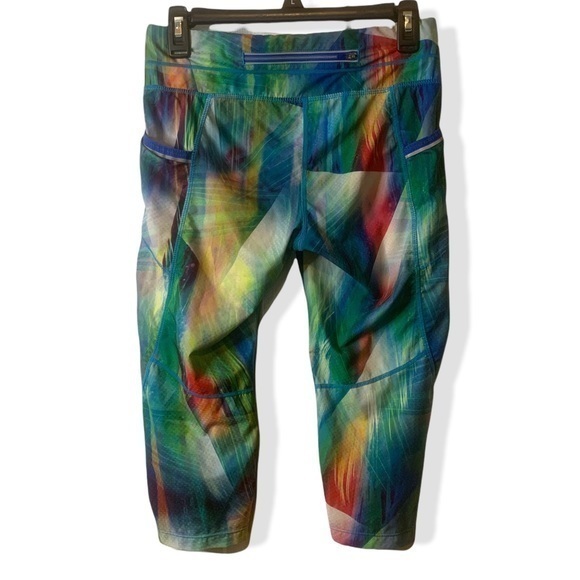 Athleta Tropea Dobby Be Knicker Women's Crop #228625 Pockets SMALL - Picture 7 of 8